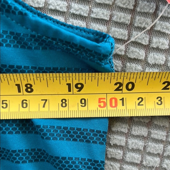 Teal Striped Athletic top - Picture 7 of 7